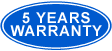 5 Years Warranty on the Air Cleaner Chassis